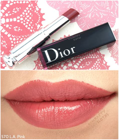 dior lacquer stick pink|Dior addict lipstick swatches.